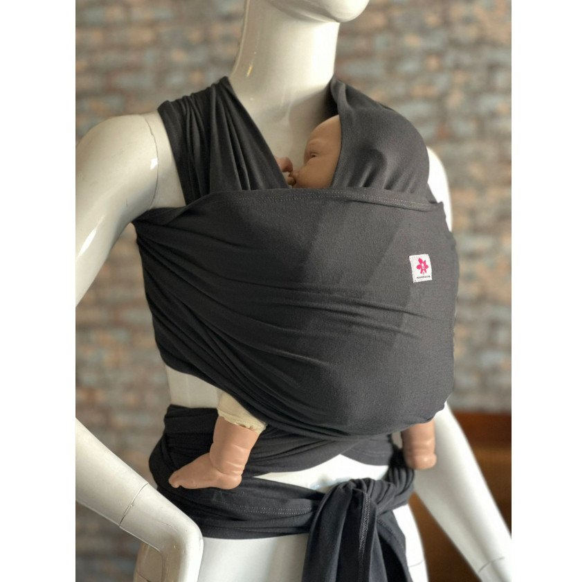 Fular Elástico Gris Oxford