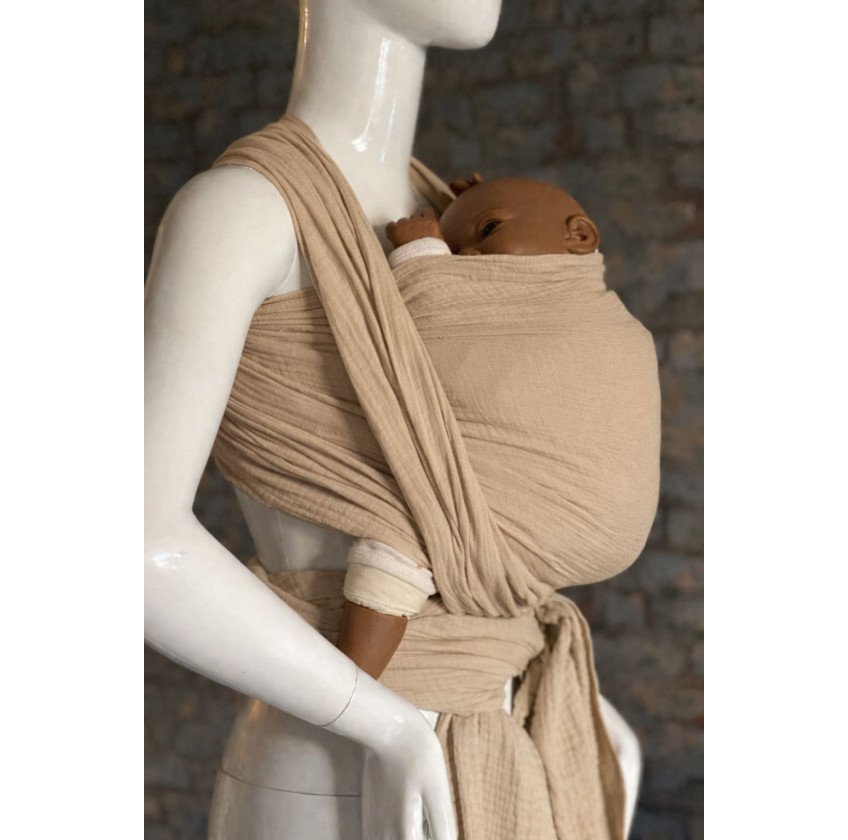 Fular Tejido Baby Cotton Beige