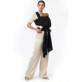 Fular Tejido Baby Cotton Negro