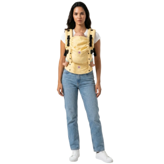 Mochila Ergonómica Minimahue Tirante H Lino Vainilla (0-24M)
